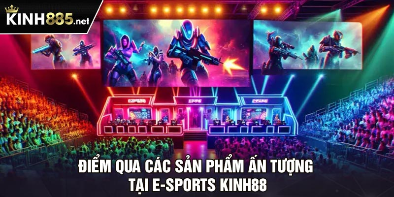 Điểm qua các sản phẩm ấn tượng tại E-sports Kinh88